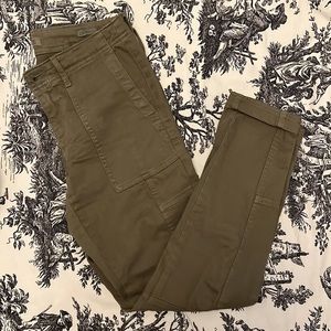 Banana Republic Green Skinny Ankle Denim